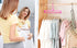 Closet Organizers and Storage,6 Pack Sturdy Hangers for Closet Organizer,Dorm Room Essentials,Closet Storage,Smart Closet Organization,Magic Space Saving Hanger With 9-Holes for Wardrobe Heavy Clothes