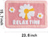 Cute Bathroom Rugs mats,Non-Slip Extra Soft Microfiber Doormat Washable Water Absorbent Shower Toilet Bath Rugs mats Set for Bathroom,Kids,Indoor Kitchen Door Mat -Daisy Flower 40x60cm (Pink)