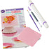 Wilton"I Taught Myself To Decorate Cakes With Fondant" Book Set - Fondant Cutter and Tools