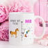 YouNique Designs Veterinary Technician Mug, 11 Ounces, Unicorn Coffee Mug for Vet Techs (White)