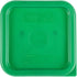 Cambro 4SFSPP190 4 Qt. Translucent Container with SFC2452 Kelly Green Lid, 4Quart
