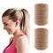 Styla Hair 12 Pack No Crease Hair Tie Blonde Elastic Bands for Thick, Curly, Wavy Hair – Seamless No Slip, No Damage Design Ponytail Holders for Women & Men - Flexible Comfort for All Day Wear Great for High Impact Sports, Workouts & Exercise
