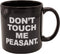 Island Dogs Don't Touch Me Peasant Giant 22 oz Ceramic Novelty Coffee Mug