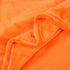 uxcell Flannel Fleece Blanket Soft Lightweight Plush Microfiber Bed or Couch Blanket, Orange Twin