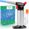 Cooking Torch Lighter, Tintec Chef Culinary Blow Torch Large Capacity, Butane Refillable, Flame Adjustable (MAX 2500°F) with Safety Lock for Cooking, BBQ, Baking, Brulee, Creme, DIY Soldering& more