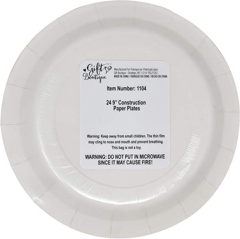 Construction Party Supplies Tableware Set 24 9" Paper Plates 24 7" Plate 24 9 Oz. Cup 50 Lunch Napkins for Builder Digger Truck Bulldozer Vehicle Construction Zone Site Baby Shower Birthday Decoration