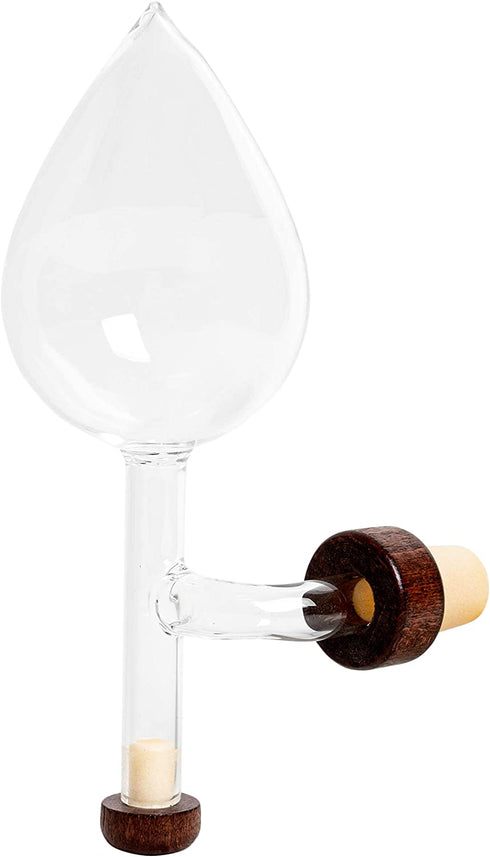 Wine Aerator And Decanter, Hand Blown Borocilicate Glass Wine Aerator on the bottle Aerator for Wine, Whiskey and Spirits 2x5 Inches Transform Your Wine Experience By The Wine Savant