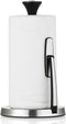Paper Towel Holder, Lycklig Tension Arm Kitchen Roll Dispenser Stainless Steel Paper Towel Holder Stand with Weighted Base, Ideal for Kitchen & Dining Room