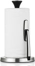 Paper Towel Holder, Lycklig Tension Arm Kitchen Roll Dispenser Stainless Steel Paper Towel Holder Stand with Weighted Base, Ideal for Kitchen & Dining Room