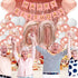 60 Birthday Decorations for Women 60th Birthday Decor Rose Gold 60th Birthday Decorations Party Supplies for Women 60 Balloon Numbers Happy 60th Birthday Banner