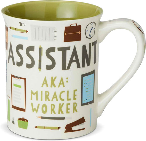 Enesco Our Name is Mud Assistant Miracle Worker Patte Mug