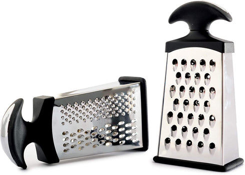 Norpro Mini Grip-EZ Slim Grater with 3 Surfaces, Silver