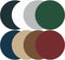8 Pieces Rubber Jar Gripper Pads Round Kitchen Coasters Multi-Purpose Bottle Lid Openers, Multicoloured (Dark Colors Set)