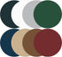 8 Pieces Rubber Jar Gripper Pads Round Kitchen Coasters Multi-Purpose Bottle Lid Openers, Multicoloured (Dark Colors Set)