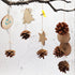 JOHOUSE 24PCS PineCones, Natural PineCones Package, PineCones Ornaments for Christmas Autumn and Winter Crafts Decorating, 1.9-2.5inches