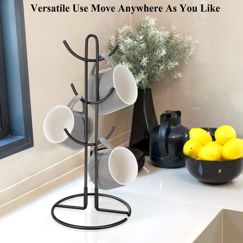 Mug Holder for Wall or Kitchen Coffee Cup Holder with Hooks Suitable for Coffee Cup , Mug?Tea Cup & Storage Rack