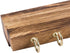 Jewelry Organizer Wall Mounted Set of 3, Wood Hanging Jewelry Organizer Holder with Removable Bracelet Rod and 24 Hooks, Display for Hanging Rings, Earrings, Necklace Holder (Rustic brown)€¦
