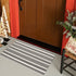 Black and White Striped Outdoor Rug, 2'x3' Cotton Modern Hand-Woven Reversible Front Porch Rug Door Mat Welcome Layered Doormat Washable Indoor Carpet for Farmhouse Laundry Room Bathroom