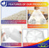OKKEAI Medium Trash Bags Biodegradable Garbage Bags 8 Gallon White Thicker 0.98 MIL Kitchen Trash Bags Wastebasket Liners for Bathroom,Home Office, Lawn,60 Count,Clear (Fits 7-10 Gallon Bins)
