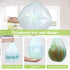 8 Gallon Trash Bags Biodegradeable Medium Garbage Bags, Extra Strong Trash-Can-Liner for Bathroom Kitchen Office (120 Counts, 30 Liter, Green)