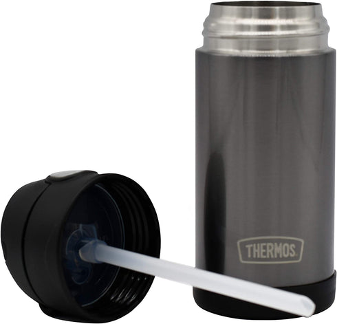 Thermos Funtainer 12 Ounce Bottle, Charcoal