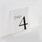 UNIQOOO 5 Pack Clear Blank Acrylic Sign - 5x7 Inch Table Number Signs, Wedding Signs, Card and Gift Signs, Event Party Signs, Hand Lettering Quotes, Gift Ideas - Stand Holder NOT Included