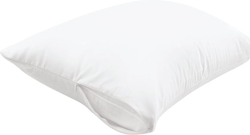 AllerEase Maximum Allergy Pillow Protector, 4 Pack, White 4 Count
