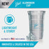 Ball Aluminum Cup | The Ultimate 100% Recyclable Cold-Drink Cup | 20 oz. Cup, 30 Cups Per Pack