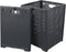 Tstorage Plastic Collapsible Storage Laundry Baskets, Foldable Laundry Hampers, 2 Packs