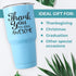 KEDRIAN Thank You For Being Awesome Tumbler 30oz, Perfect Thank You Gifts For Friends, Teacher, Boss, Coworker, Appreciation Gifts For Christmas, Birthday, Unisex Stainless Steel Insulated Tumbler