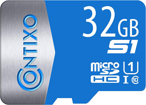 Contixo 32GB Micro SD Memory Card - Compatible with Cell Phone, Tablet, Drones, Headphone, Camera, SD Memory Card Up to 95MB/s