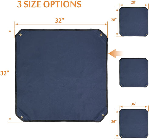 Foozet Air Conditioner Cover for Outside Units, AC Cover for Central Units, Heavy Duty Winter Top, 32 x 32