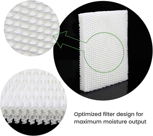 UKNESFROD MD1-0034 Replacement Humidifier Wicks Filters Compatible with Vornado Evaporative Humidifier Model Evap40, Evap2, EV100, EV200, EVDC300, EVDC500-4Pcs