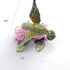Hummingbird Figurine Hinged Trinket Box Decorative Jewelry Boxes for Ring - Hummingbird on Pink Flowers Figurine Collectibles