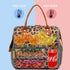 FlowFly Insulated Lunch Bag Wide-Open Lunch Box Large Tote Leakproof Cooler with Drink Holder and Multi Pockets for Women Men Adult Kids Work Picnic Travel Beach Hiking, Leopard