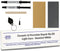 Granite, Porcelain & Marble Repair Kit - Standard White - Fix Chips & Defects in Minutes | Restore Tiles & Countertops with Ease | for Quartz, Corian, Acrlic and Fiberglass I Flawless Results