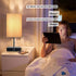 Wellwerks WiFi Table Lamp for living room, Desk Lamp with 2 USB charging ports-A port and C port, Bedside Lamp for Bedroom, Kid's Room, Dorm, Office(WiFi Bulbs Included)