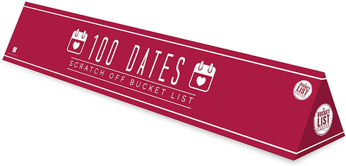 100 Dates Bucket List Scratch Poster