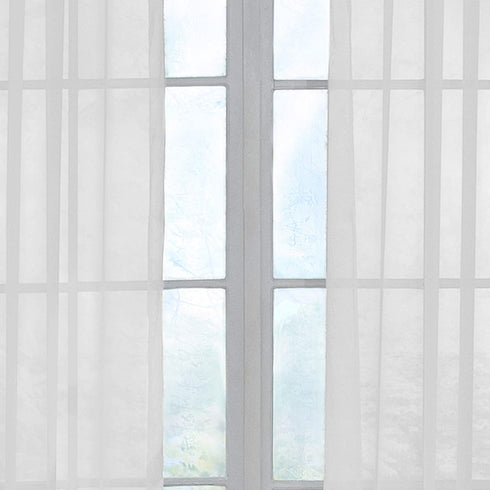 Arm & Hammer Odor Neutralizing Sheer Voile Grommet Window Curtain for Bedroom or Living Room (1 Panel)
