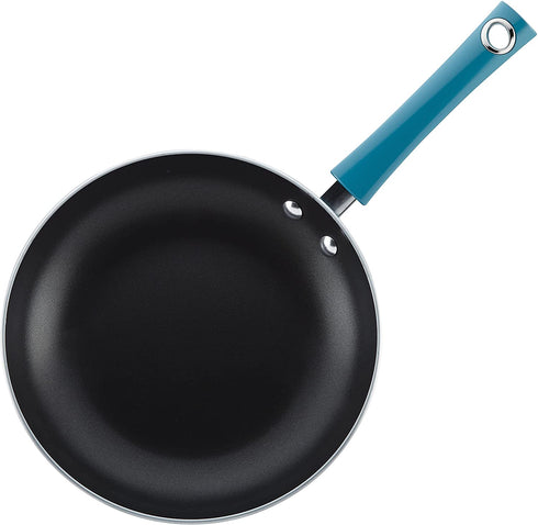 Rachael Ray Cityscapes Nonstick Frying Pan/Skillet, 8 Inch, Turquoise