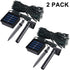 2 Pack 100 LED Solar String Lights 42ft 8 Modes Outdoor Waterproof Lights for Garden, Tree, Yard, Christmas, Wedding, Party (White)