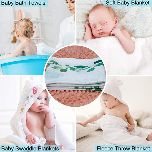 LUCKBTY Farm Tractor Milestone Baby Blanket for Boy Girl | Large Personalized Photography Background Blankets | Baby Shower for Mom Newborn Bib 48"x48" BTZDLU125