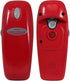 Hystrada Electric Can Opener - No Sharp Edge Handheld Can Opener - Battery Operated Can Opener - Easy One-Touch Operation Can Opener - Automatic Can Opener Works on All Types of Cans (Red)