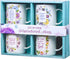 Christian Art Gifts Ceramic Coffee/Tea Mug Set for Women | Inspirational Watercolor Flowers Design Bible Verse Mug Set | Boxed Set/4 Coffee Cups