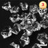 PMLAND Clear Acrylic Ice Rocks Crystals Gems - 1 Inch Length 3 lbs Bulk Bag for Vase Filler Table Scatter Party Wedding Arts Crafts Decoration Display Idea
