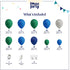 Dinosaur Birthday Party Decorations - 158 Pcs Balloon Arch Kit Dark Green, Blue, Stone Midnight Dinosaur Balloon Garland Kit, Birthday Jungle Dino Balloons Safari Birthday Party Supplies