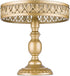 URANMOLE 18K Gold Antique Metal Cake Stand, Round Cupcake Stands, Wedding Birthday Party Dessert Cupcake Pedestal/Display/Plate 12