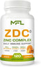 CDZ + Ginger + Lysine + Turmeric |Vitamin C 500mg| Vitamin D3 10,000 IU(250mcg)| Zinc Complex 50 mg| Turmeric 100mg| Lysine 100 mg| Ginger 100 mg| Vegetarian Capsules| 120 Servings