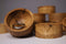 Oak Wood Ring Dish, Round Wooden Ring Holder For Men & Women, Safe Place Storage, Personal Jewelry Organizer Bowl, Bedside Sink & Shower Vanity, Hardwood Trinket Tray, Bathroom Kitchen Bedroom Desk Table & Counter Organizer, Wedding Groomsmen Bridesmaid A