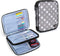Luxja Carrying Bag Compatible with Cricut Pen Set and Basic Tool Set, Double-Layer Organizer Compatible with Cricut Accessories (Bag Only), Gray Dots